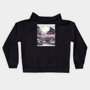 Japanese Garden Kids Hoodie